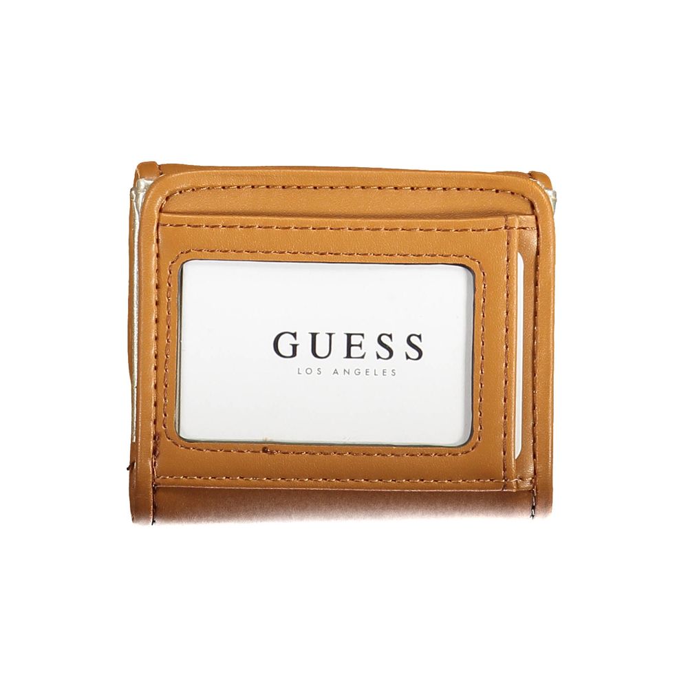 Guess Jeans Brown Polyethylene Wallet for Women